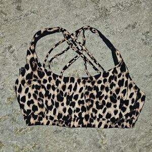 VS Leopard Print Sports Bra